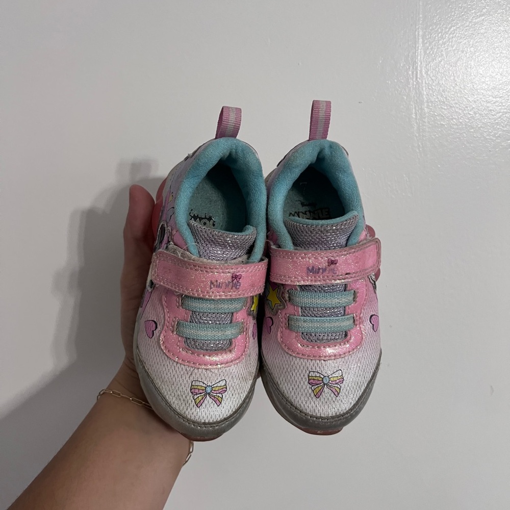 Kids Pink and White Shoes